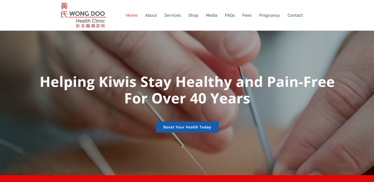 Wong Doo Health Clinic - WordPress WooCommerce Website